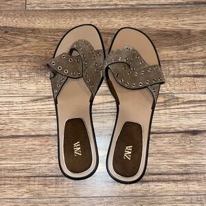 Zara suede sandals